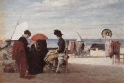 Beach Scene,Trouville